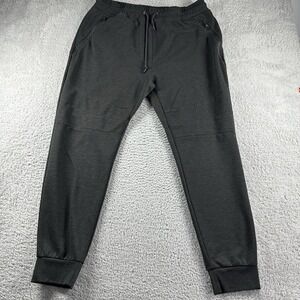 South Pole‎ Pants Mens XL Black Gray Jogger Tapered Faded Sweatpants Athleisure